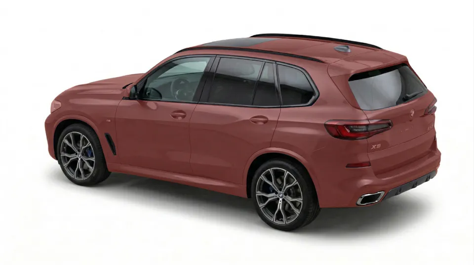 Полная оклейка бронеплёнкой — вид сзади