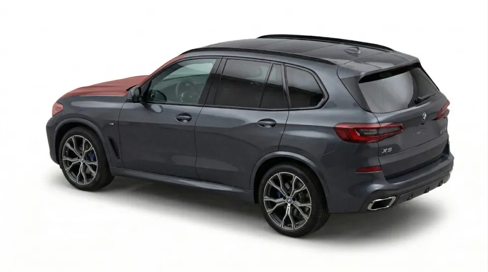 Минимальный пакет бронеплёнки — вид сзади